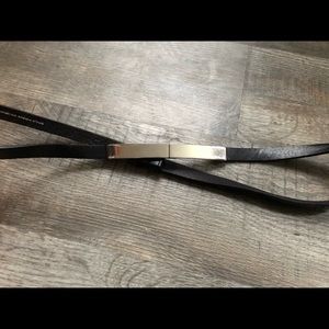 Express black/metal waist belt